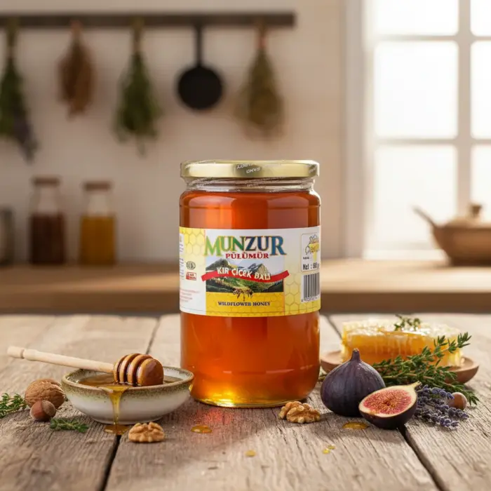 Munzur Pülümür Kır Çiçek Balı 850 gr - Görsel 3